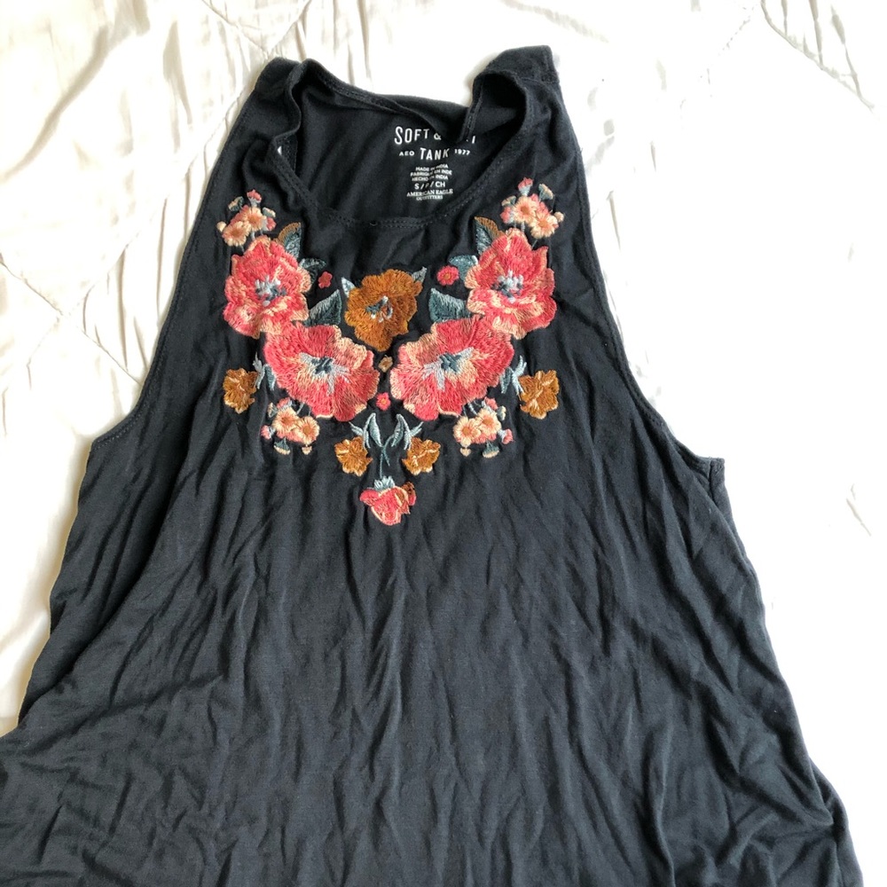 American eagle high neck tank